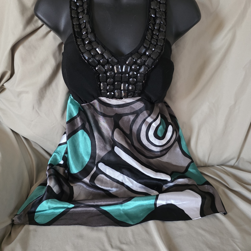 Vanity Elegant Black Tank Top